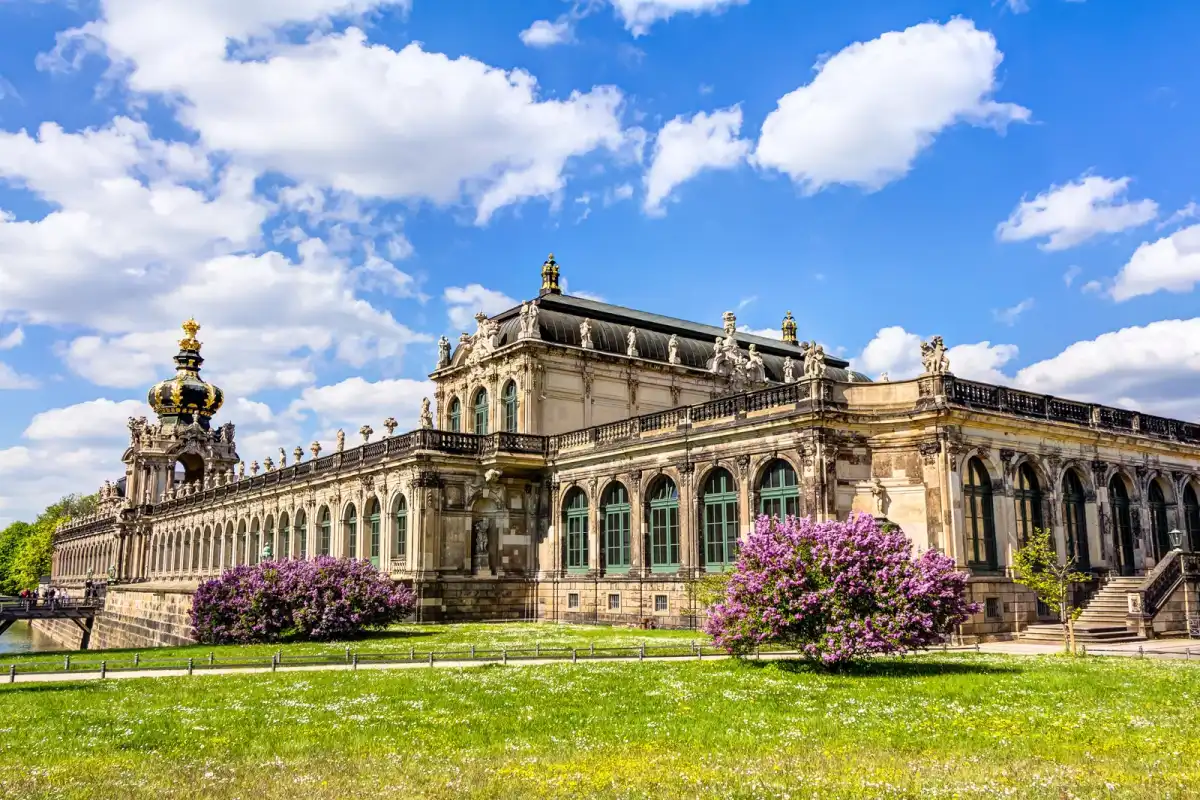 Baroque Zwinger Palace in Dresden