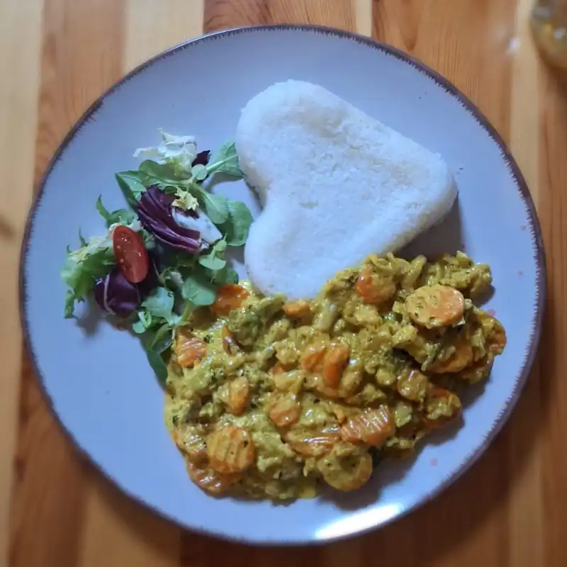 Stir-Fried Vegetables with Rice
