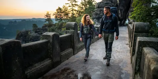 Bastei Bridge in Saxon Switzerland