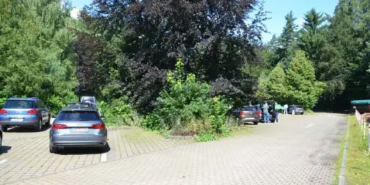 Parking at Bastei - Parkplatz Bastei