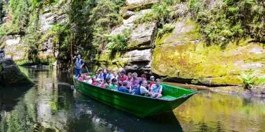 Boat Trip in Kamenice Gorges, Hrensko