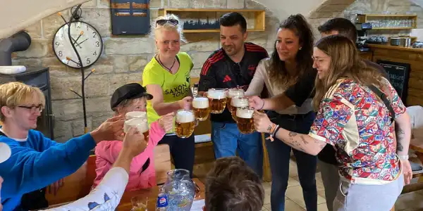Lunch and beer tasting in Bohemian Switzerland