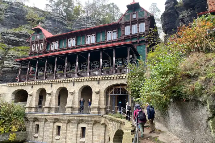 Hiking at Pravčická Gate