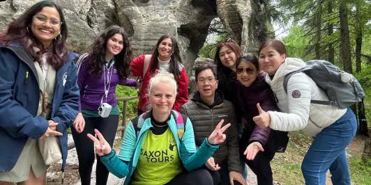 Hiking in Tisa Rocks
