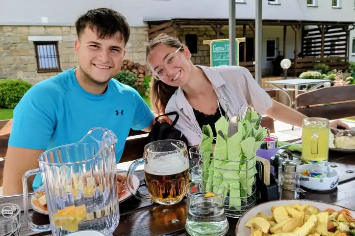 Lunch in Bohemian Switzerland