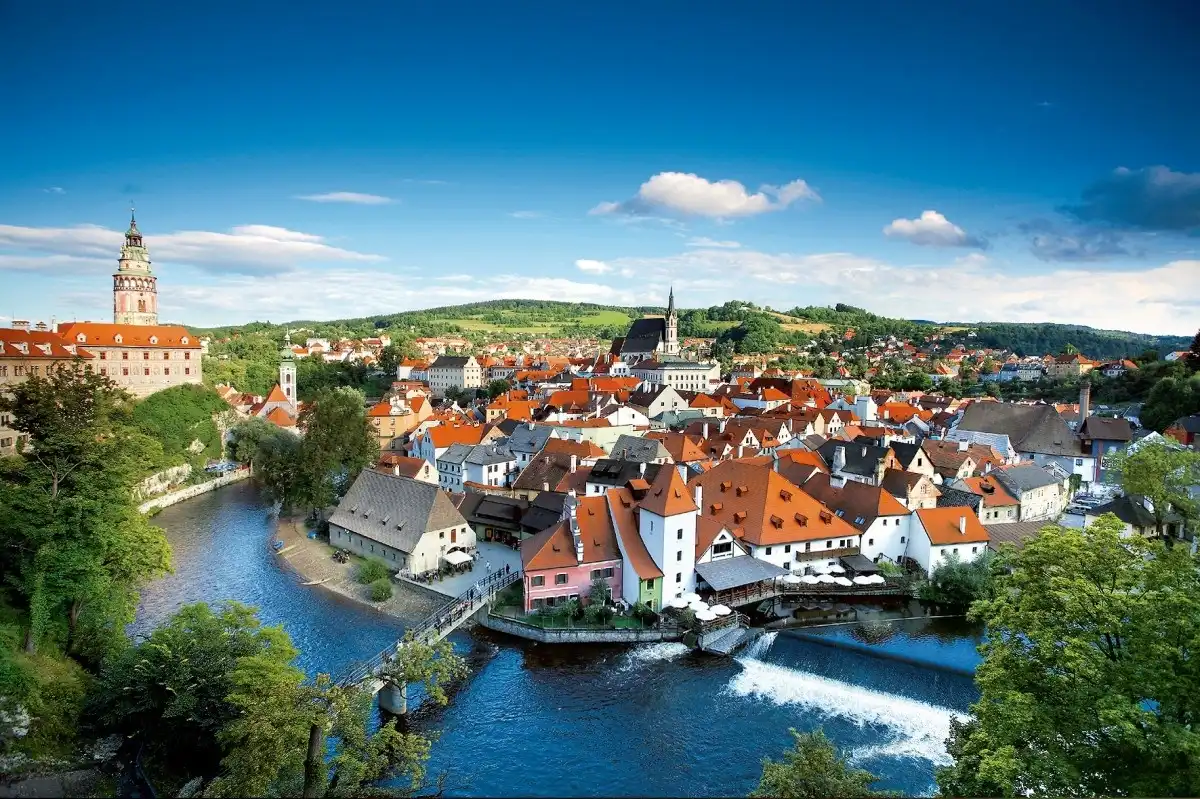 Český Krumlov panorama