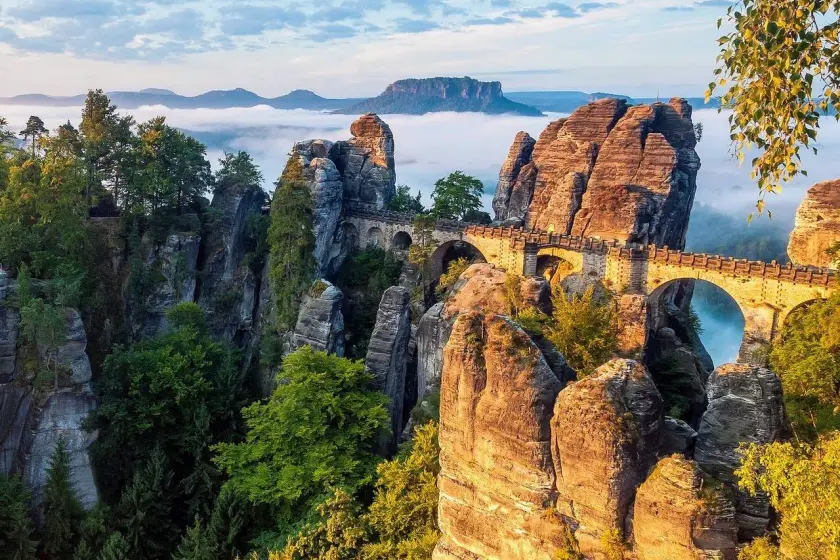 Bastei Bridge, Saxony, Germany