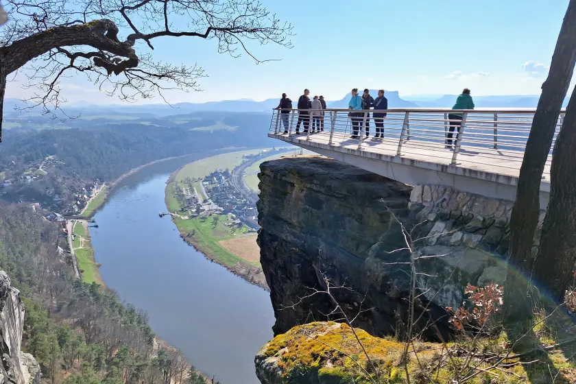 Bastei - viewpoint Elbe Canyon