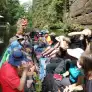 Boat ride in Kamenice River Gorge