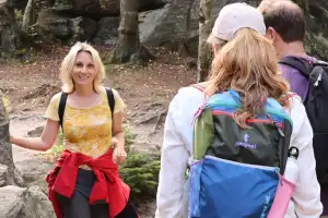 Expert local guide with guests