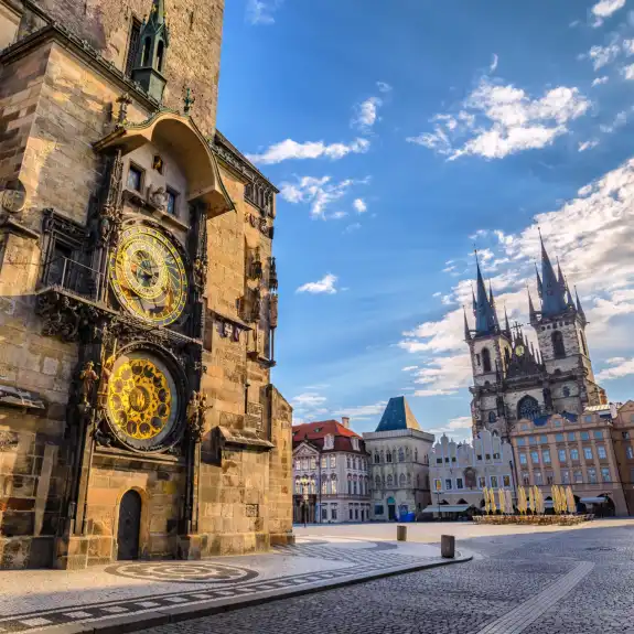 Prague old town square