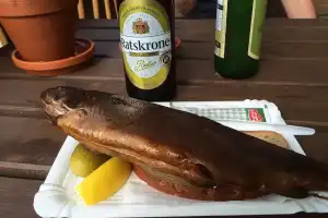 Taste local smoked trout in Kurort Rathen