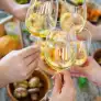Glass of Wine at Vineyard